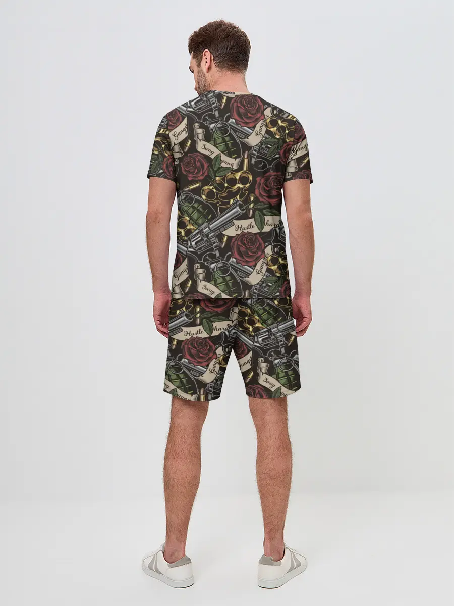 Мужской костюм с шортами / старая школа