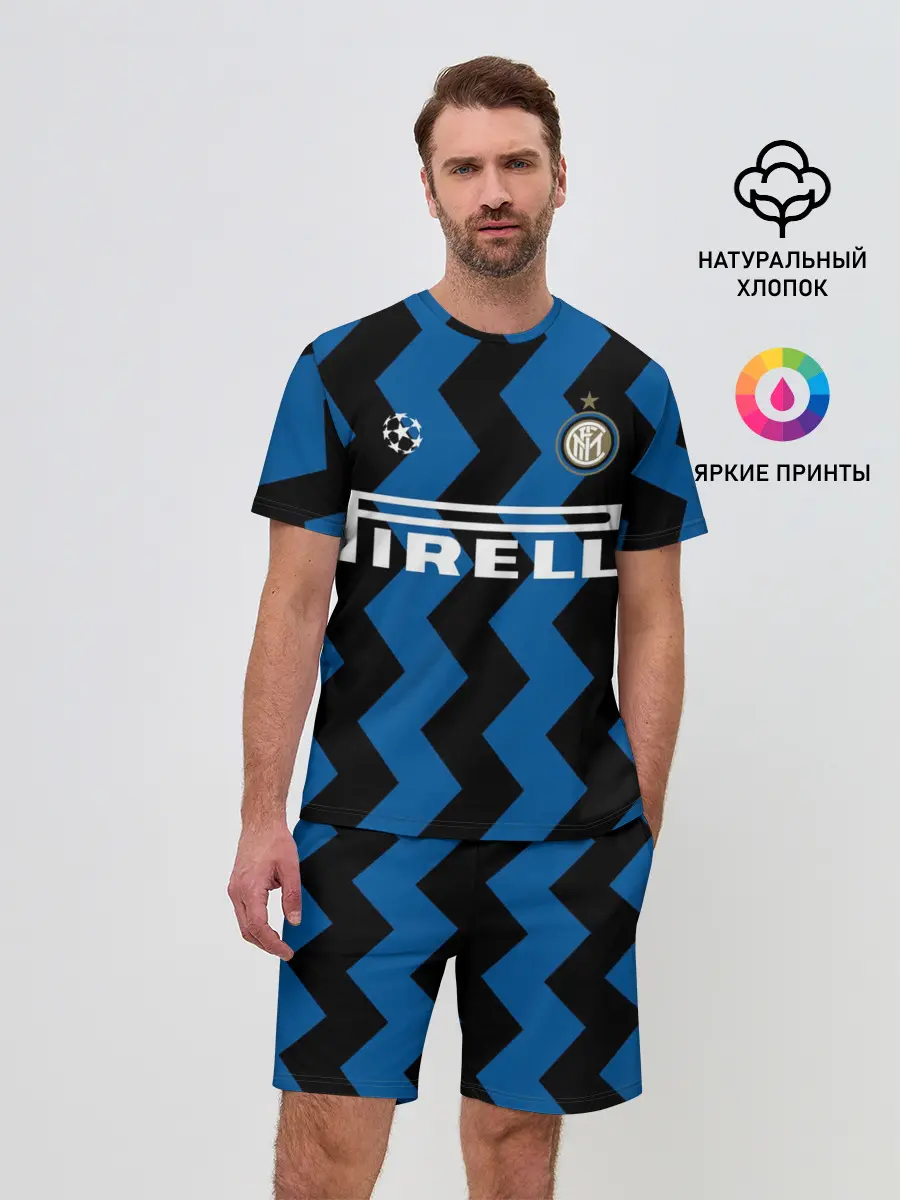 Мужской костюм с шортами / Inter | Home Jersey