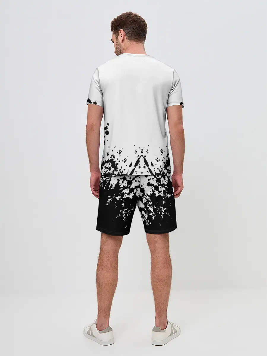 Мужской костюм с шортами / Хвост Феи на белом