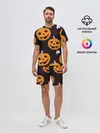 Мужской костюм с шортами / Весёлые тыквы