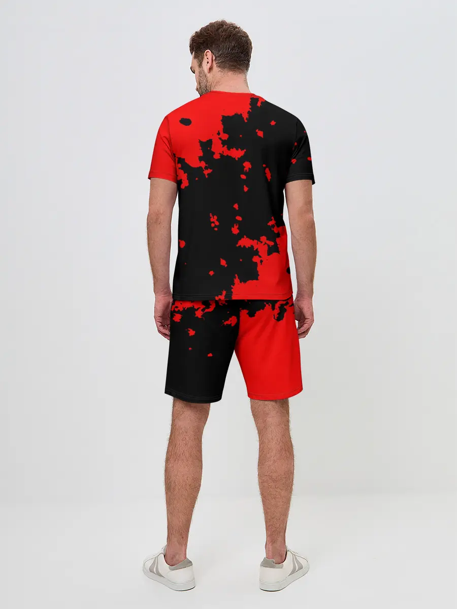 Мужской костюм с шортами / Хвост Феи красные зоны