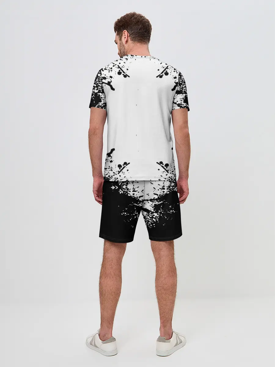 Мужской костюм с шортами / Хвост Феи в белом круге