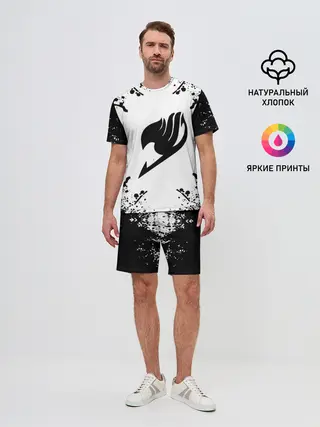 Мужской костюм с шортами / Хвост Феи в белом круге