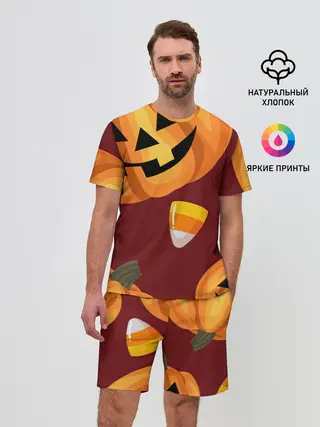Мужской костюм с шортами / Сладкие хэллоуин