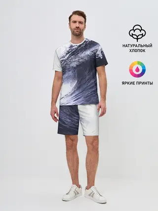Мужской костюм с шортами / Волна