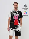 Мужской костюм с шортами / ROBLOX PIGGY - СВИНКА ПИГГИ