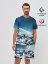 Мужской костюм с шортами / Космос