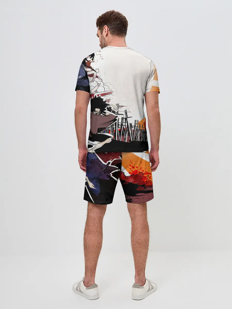 Мужской костюм с шортами / Афросамурай аниме