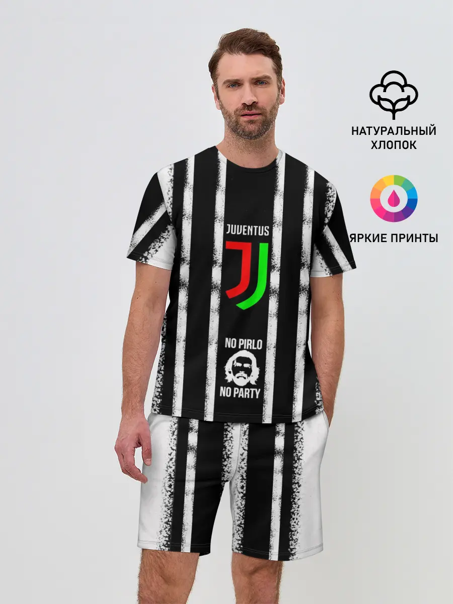 Мужской костюм с шортами / ювентус