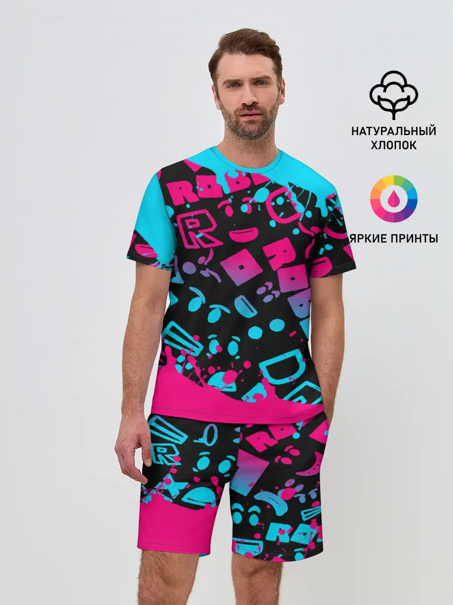 Мужской костюм с шортами / Roblox