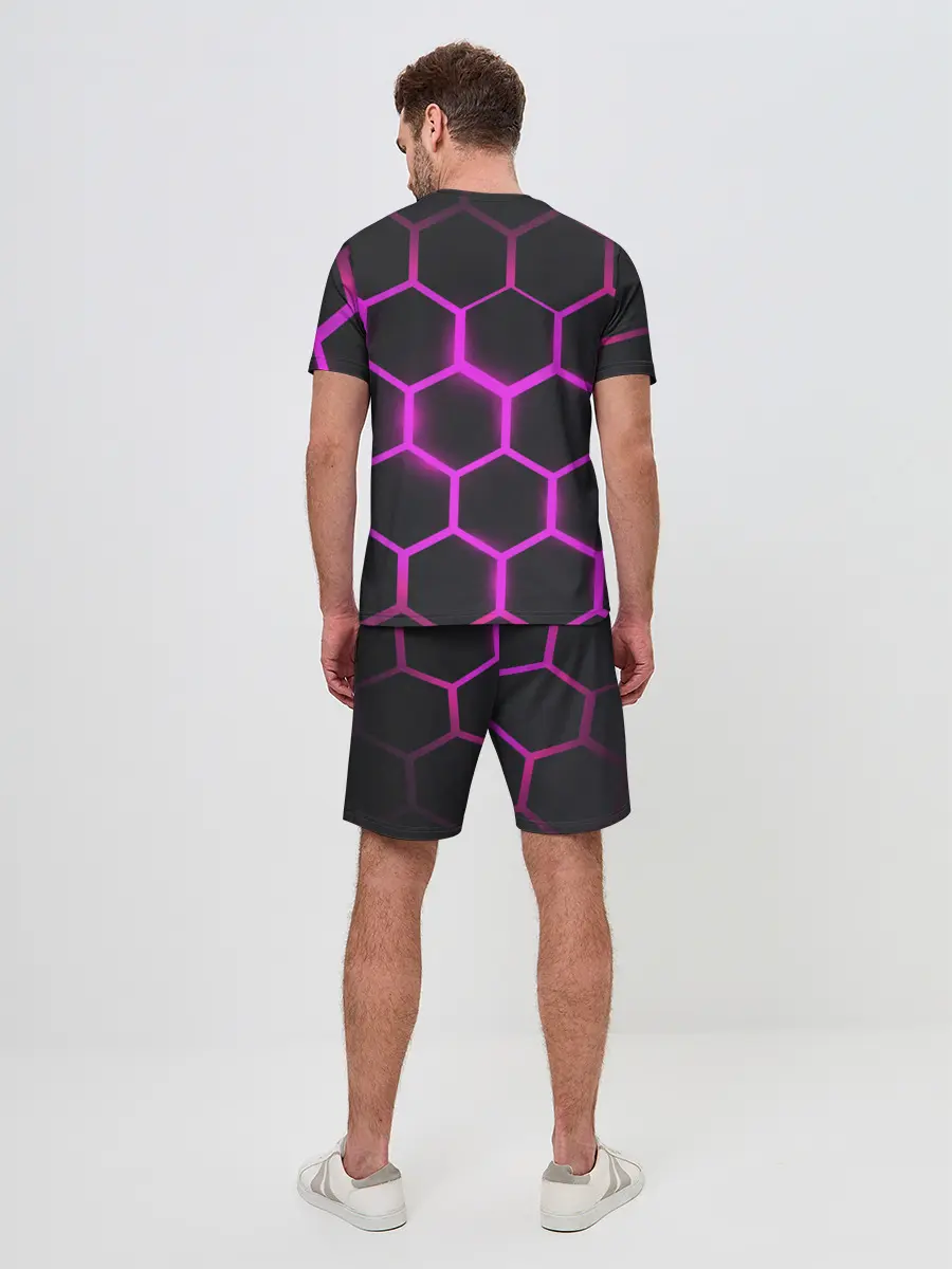 Мужской костюм с шортами / соты