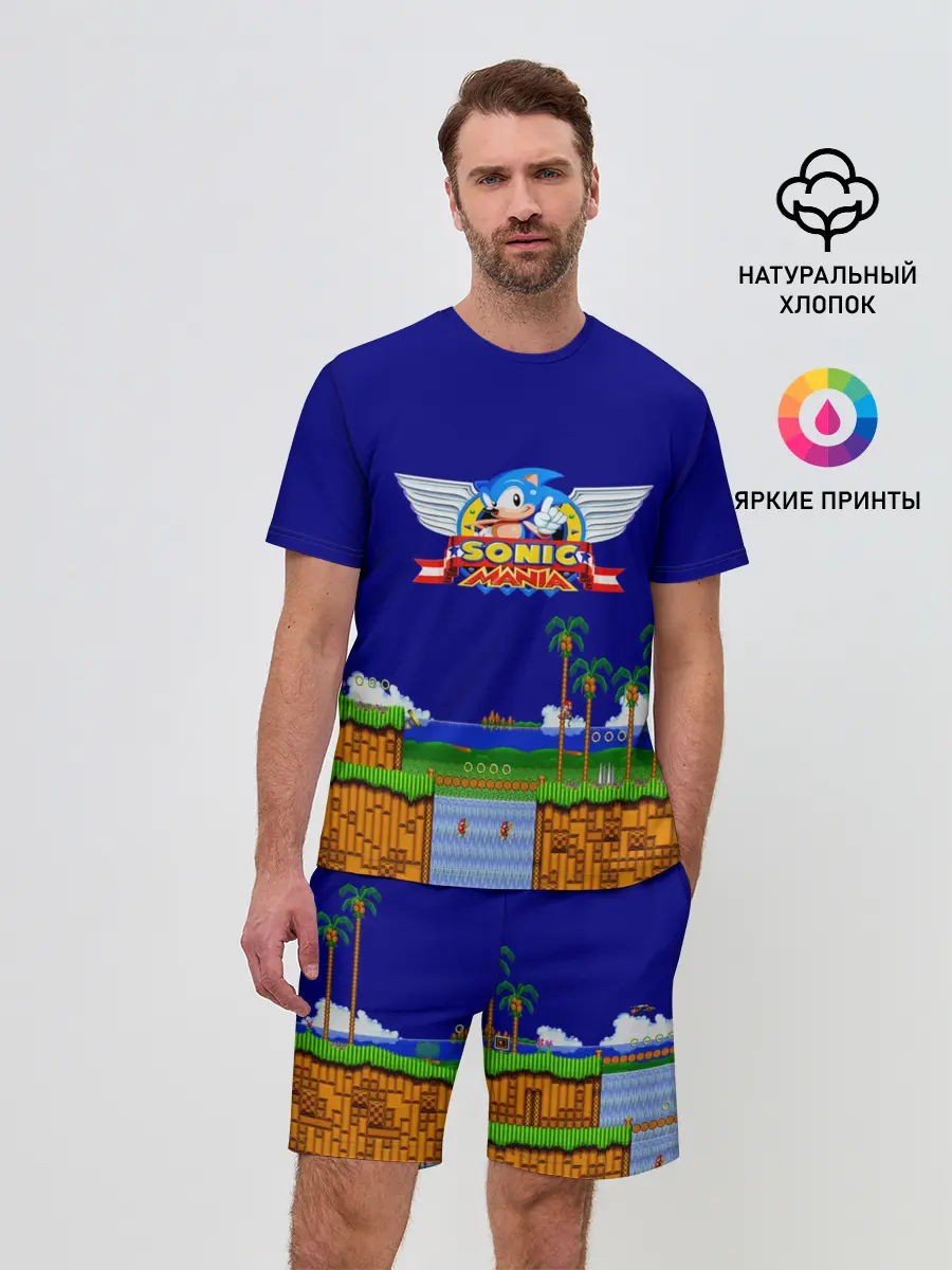 Мужской костюм с шортами / Sonic.