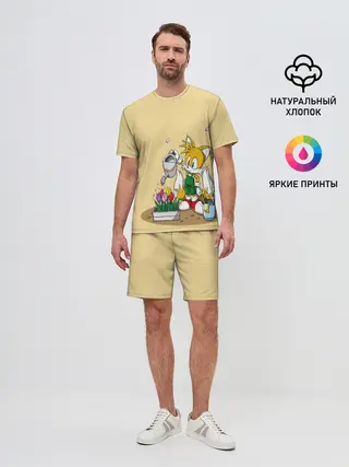 Мужской костюм с шортами / Sonic.