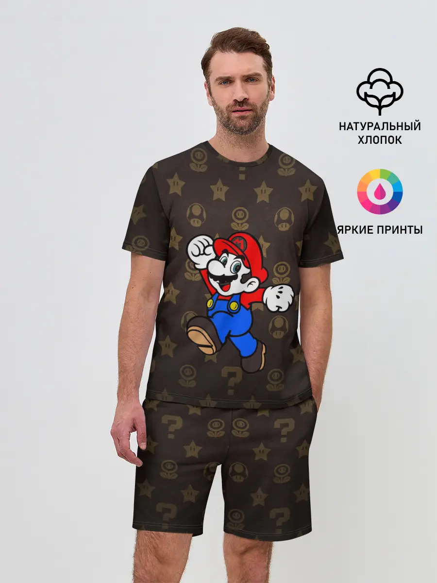 Мужской костюм с шортами / mario