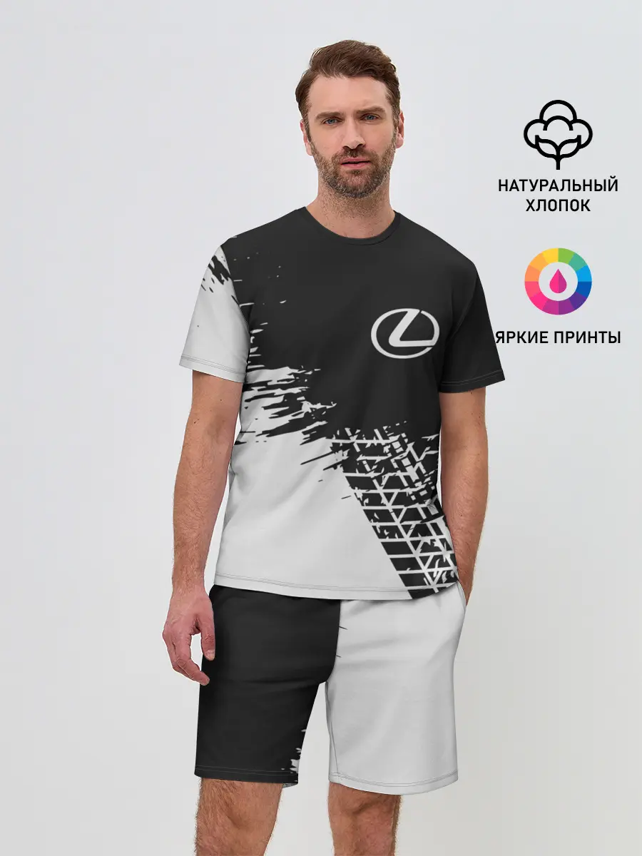 Мужской костюм с шортами / LEXUS / ЛЕКСУС