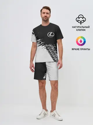 Мужской костюм с шортами / LEXUS / ЛЕКСУС