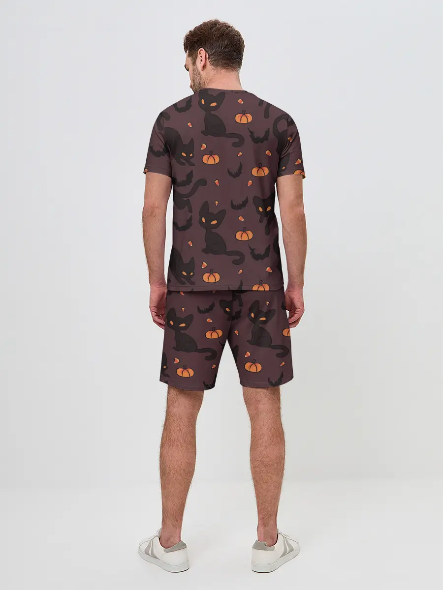 Мужской костюм с шортами / Хэллоуиновский кот