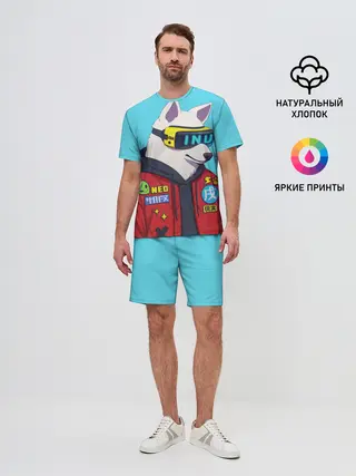 Мужской костюм с шортами / Кибер Пёс