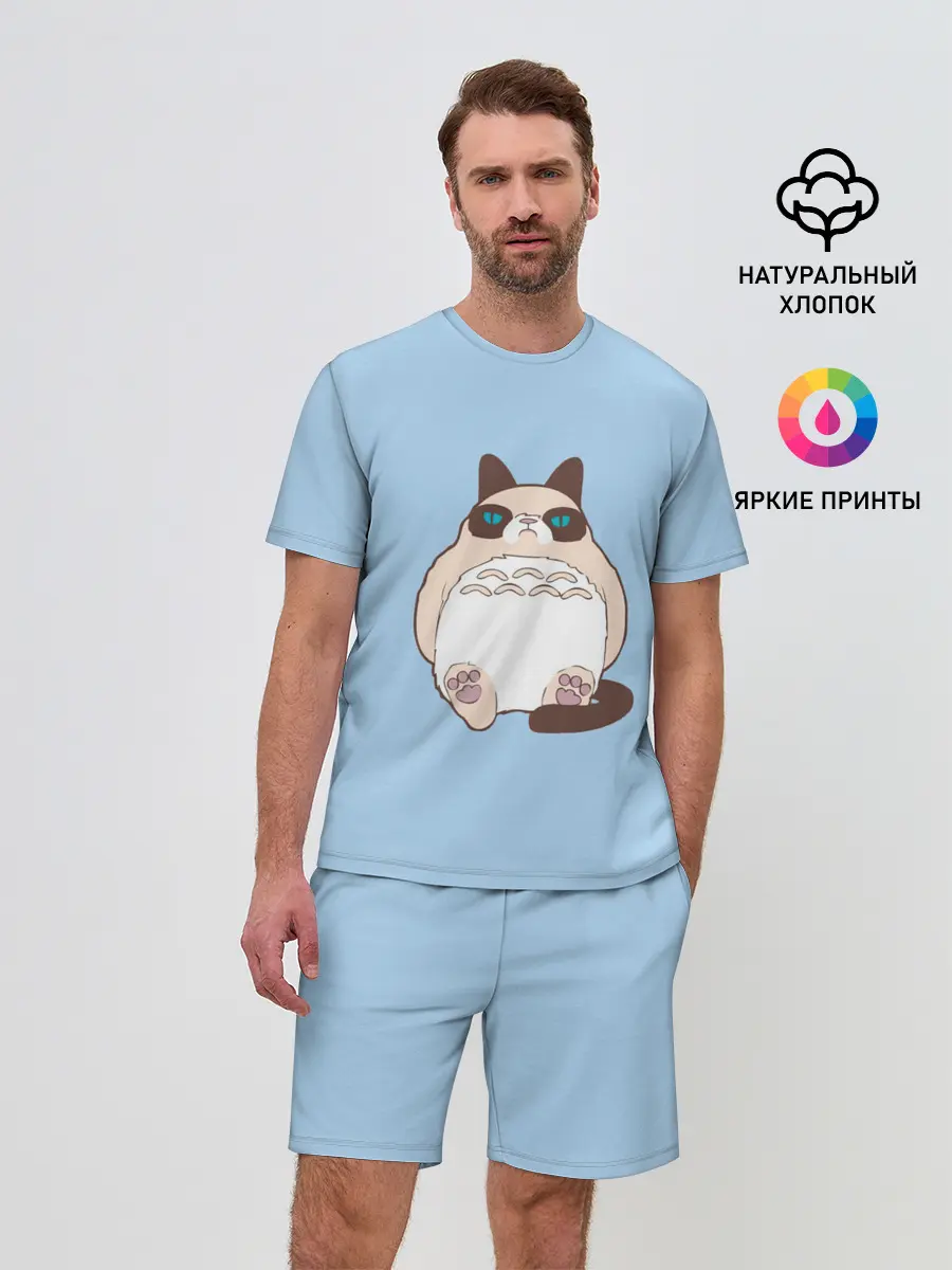 Мужской костюм с шортами / Тоторный кот