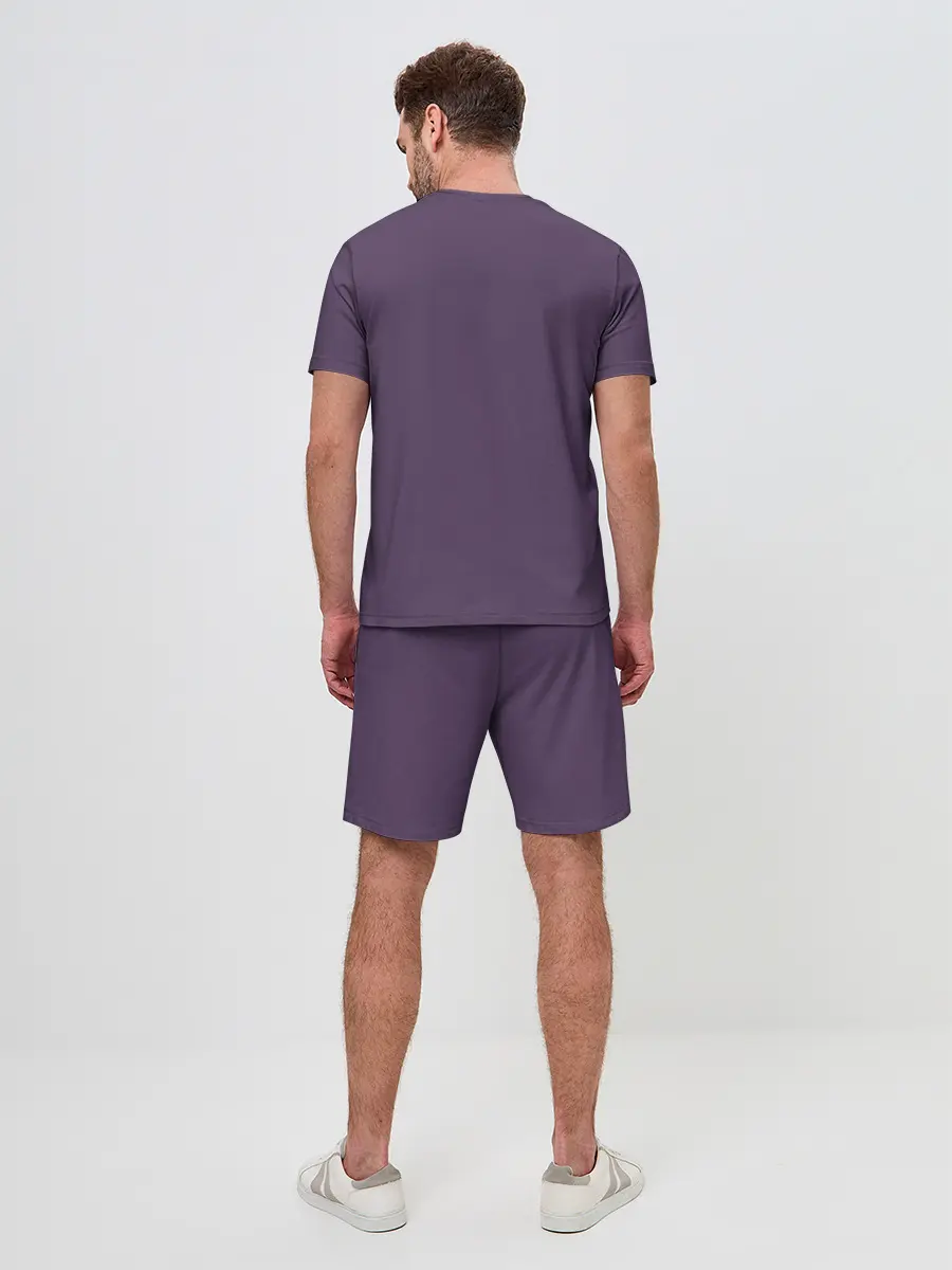 Мужской костюм с шортами / Довольный кот