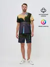 Мужской костюм с шортами / дорога