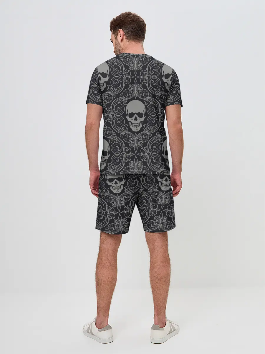 Мужской костюм с шортами / Skulls