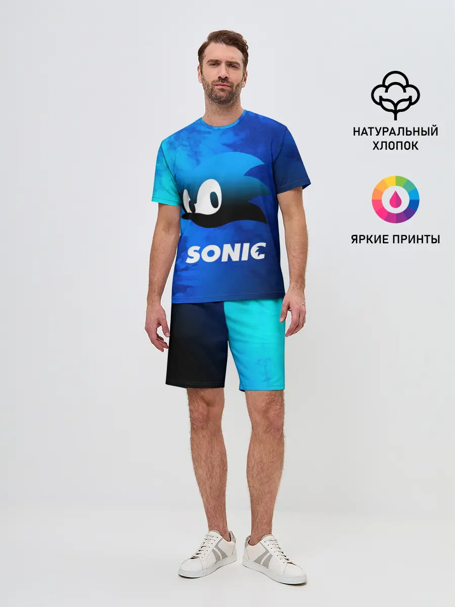 Мужской костюм с шортами / СОНИК / SONIC