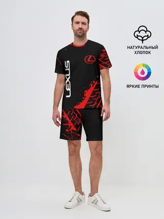 Мужской костюм с шортами / LEXUS / ЛЕКСУС