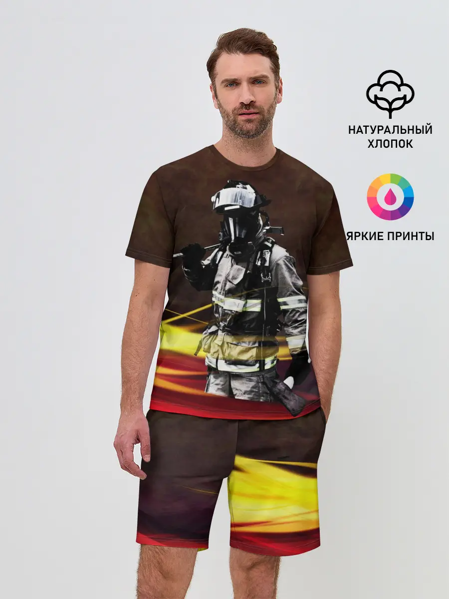 Мужской костюм с шортами / Спасатель