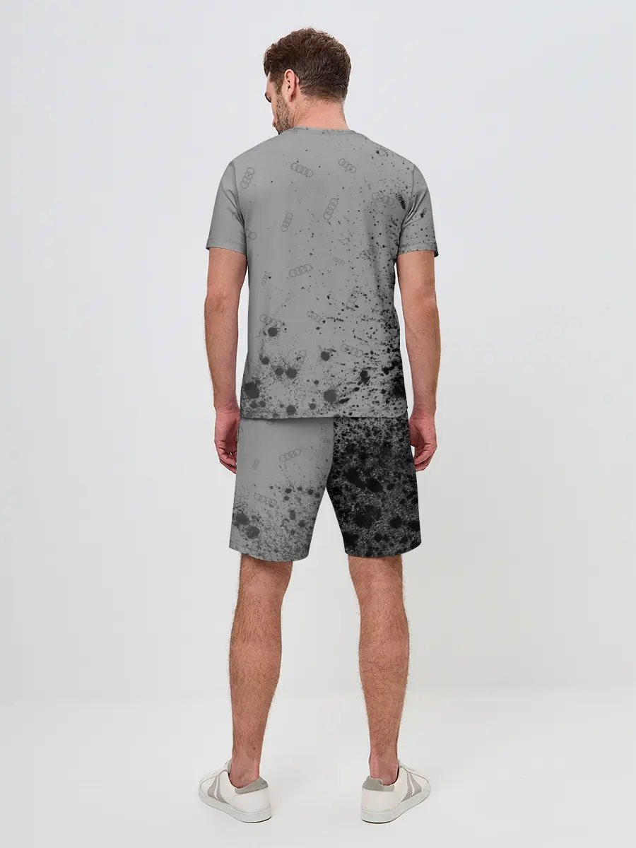 Мужской костюм с шортами / AUDI / АУДИ