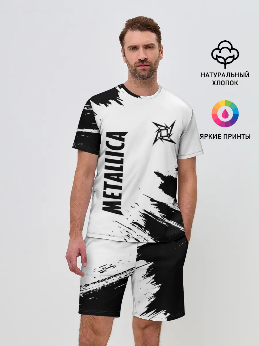 Мужской костюм с шортами / METALLICA / МЕТАЛЛИКА