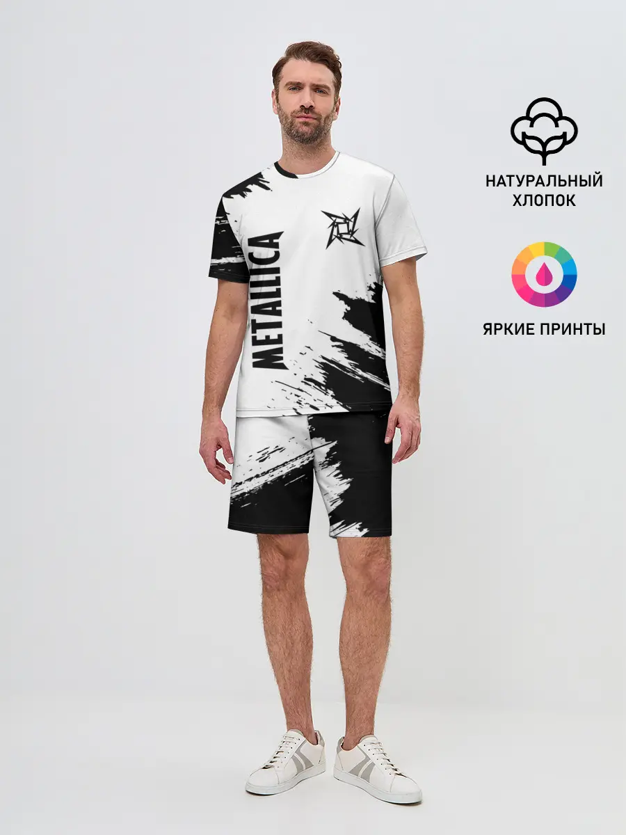 Мужской костюм с шортами / METALLICA / МЕТАЛЛИКА