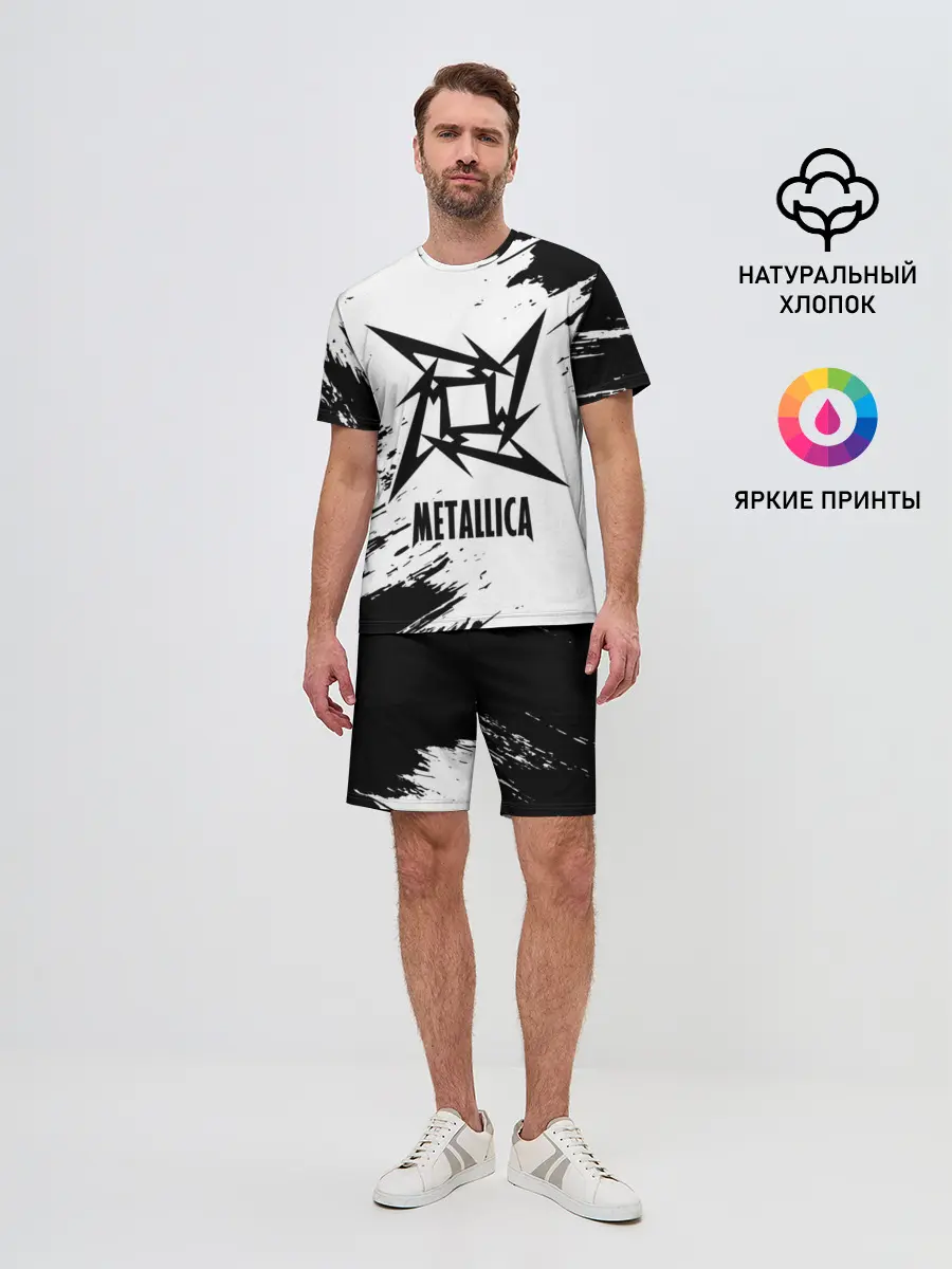 Мужской костюм с шортами / METALLICA / МЕТАЛЛИКА