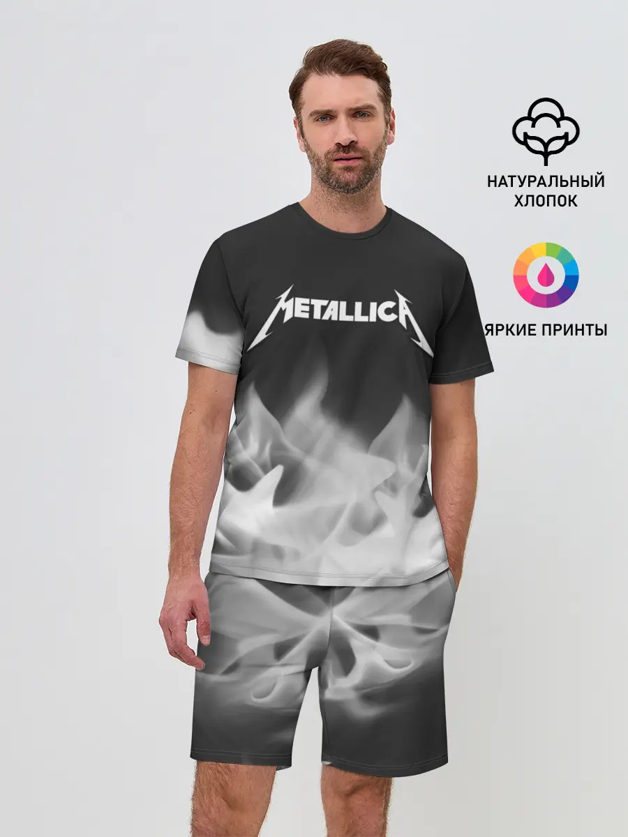 Мужской костюм с шортами / METALLICA / МЕТАЛЛИКА