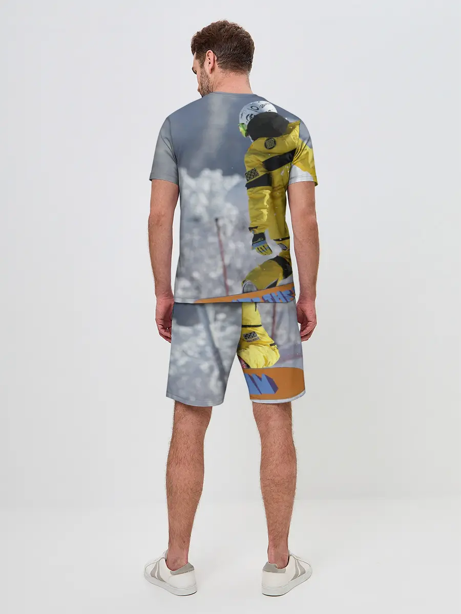 Мужской костюм с шортами / сноубордист