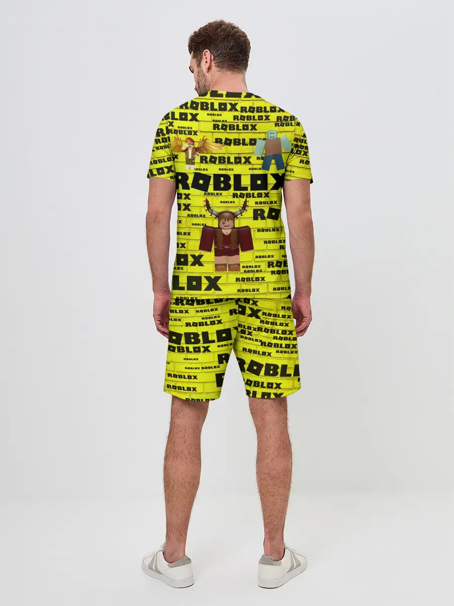 Мужской костюм с шортами / роблокс