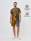 Мужской костюм с шортами / Тигр 3D