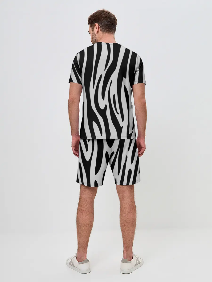 Мужской костюм с шортами / Zebra