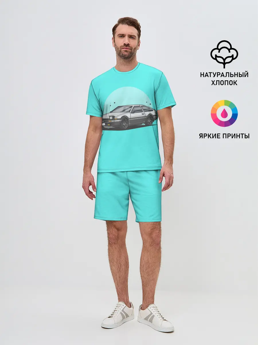 Мужской костюм с шортами / Хачироку АЕ86