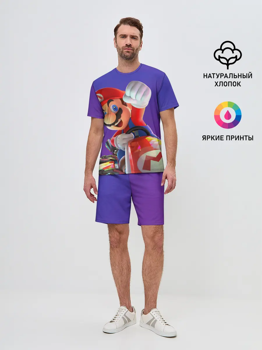 Мужской костюм с шортами / Mario 3D