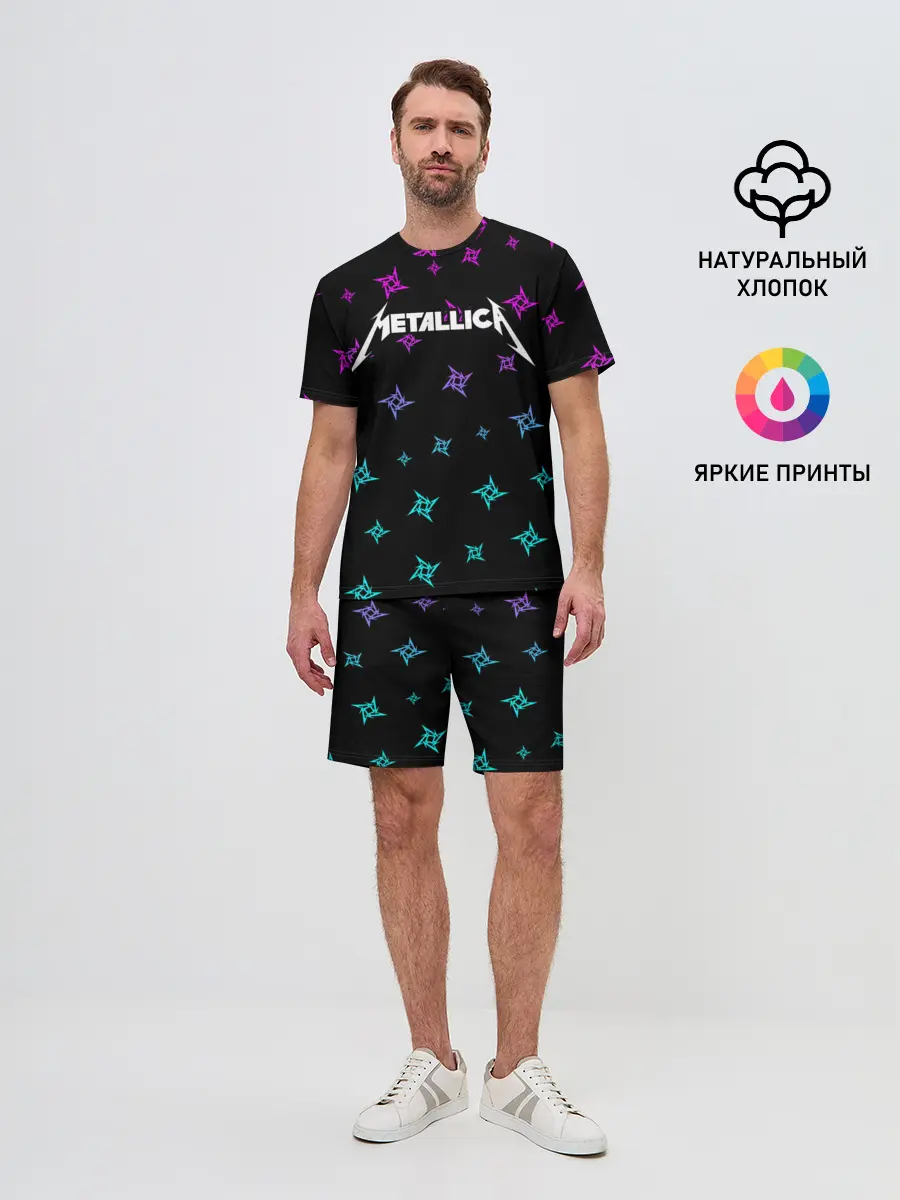 Мужской костюм с шортами / METALLICA / МЕТАЛЛИКА