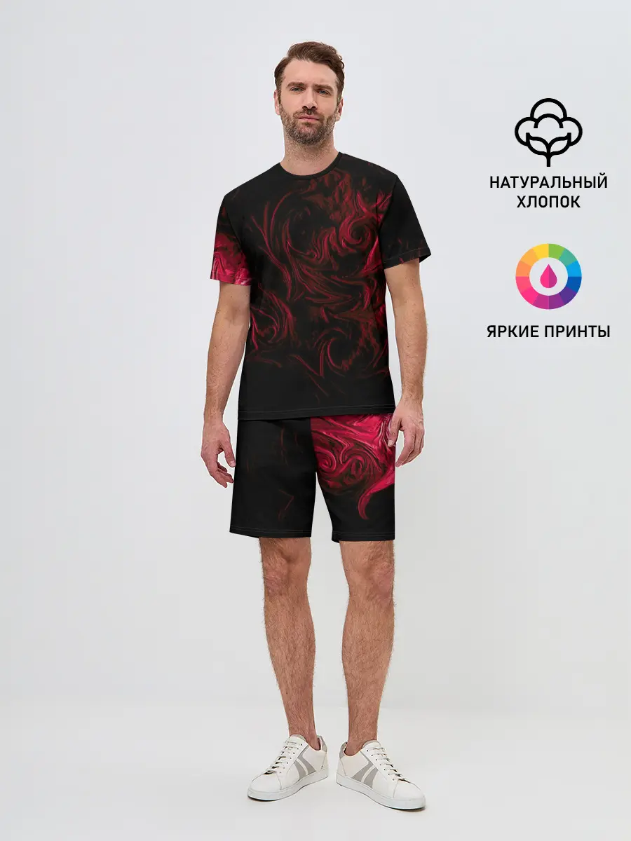 Мужской костюм с шортами / Fire