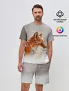 Мужской костюм с шортами / Лиса и снег