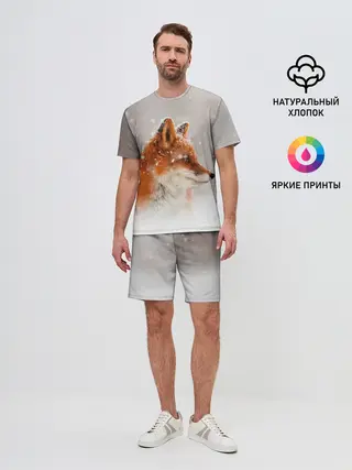 Мужской костюм с шортами / Лиса и снег