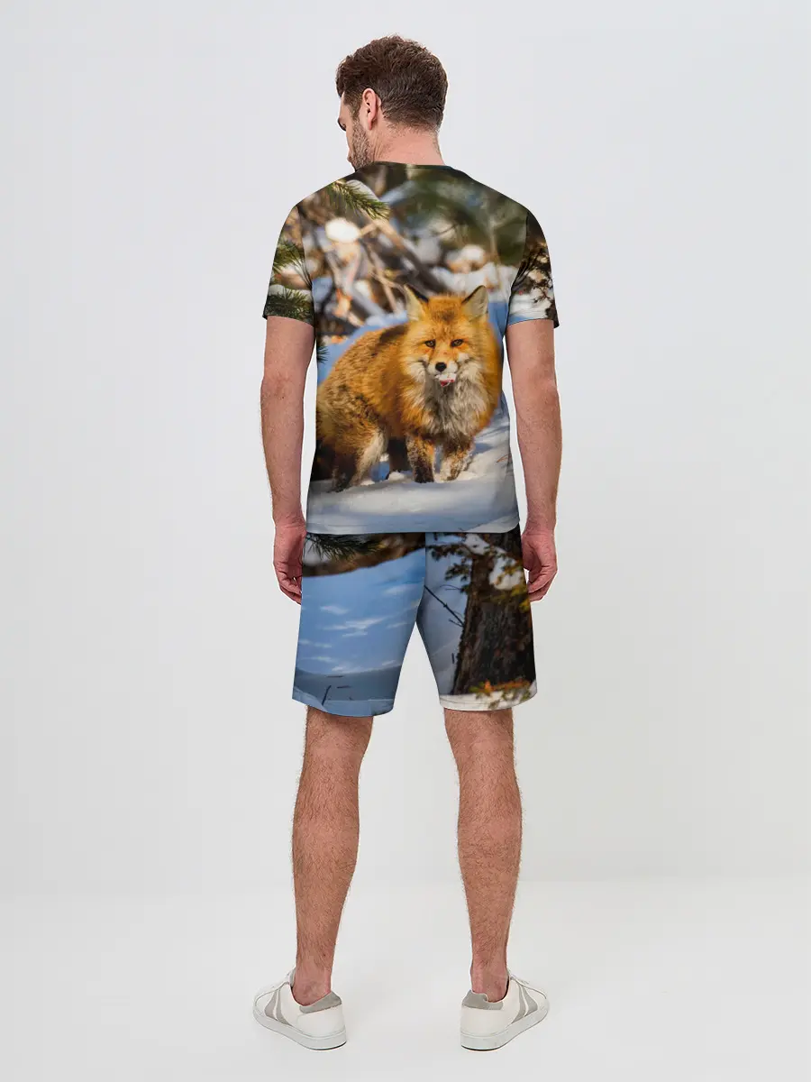 Мужской костюм с шортами / Лиса в лесу