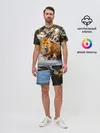 Мужской костюм с шортами / Лиса в лесу