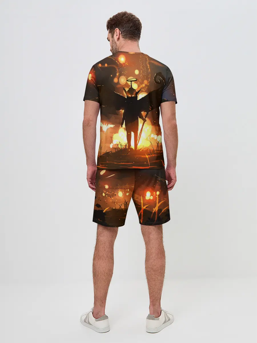 Мужской костюм с шортами / Темный ангел ада