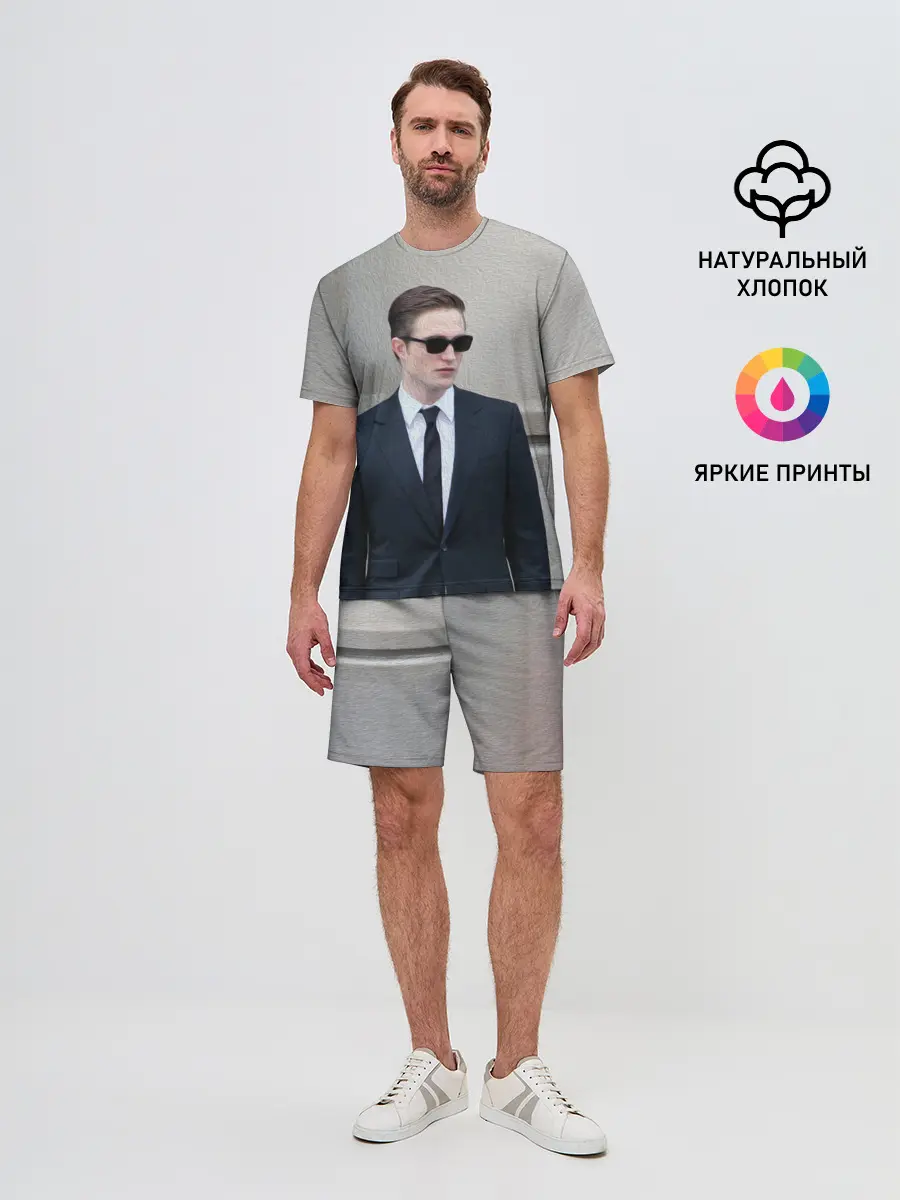 Мужской костюм с шортами / Роберт Паттинсон