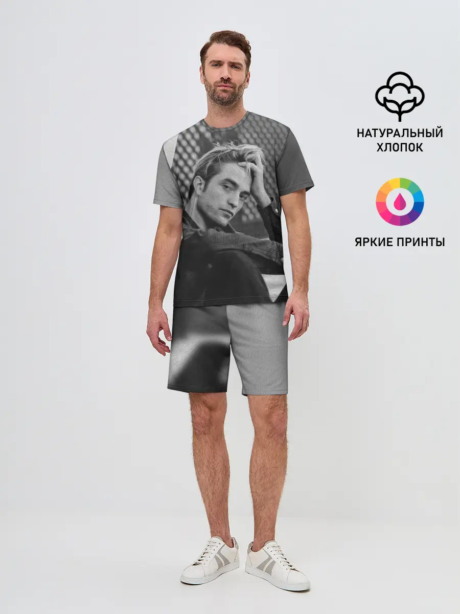 Мужской костюм с шортами / Роберт Паттинсон