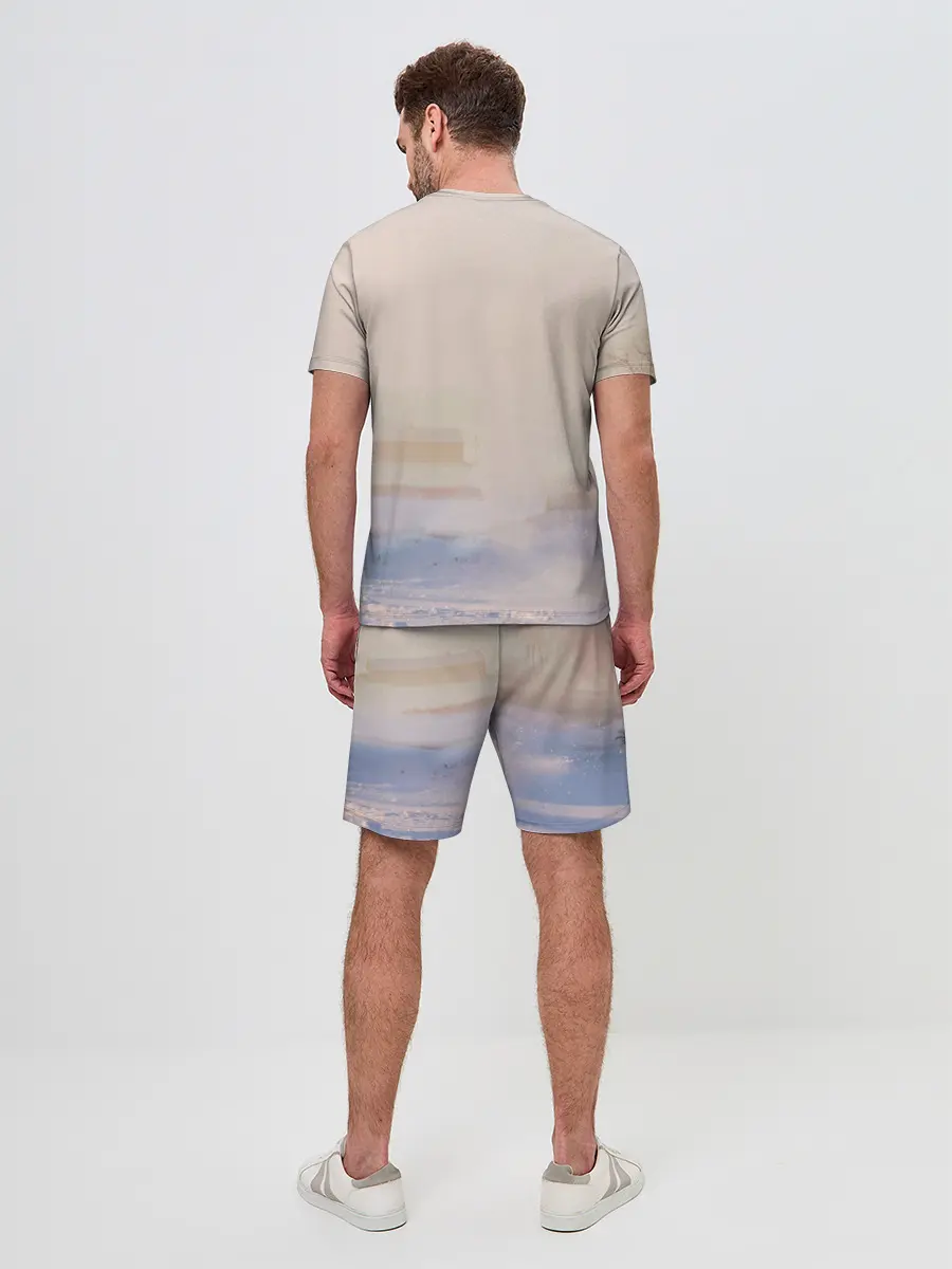 Мужской костюм с шортами / Белая лошадь